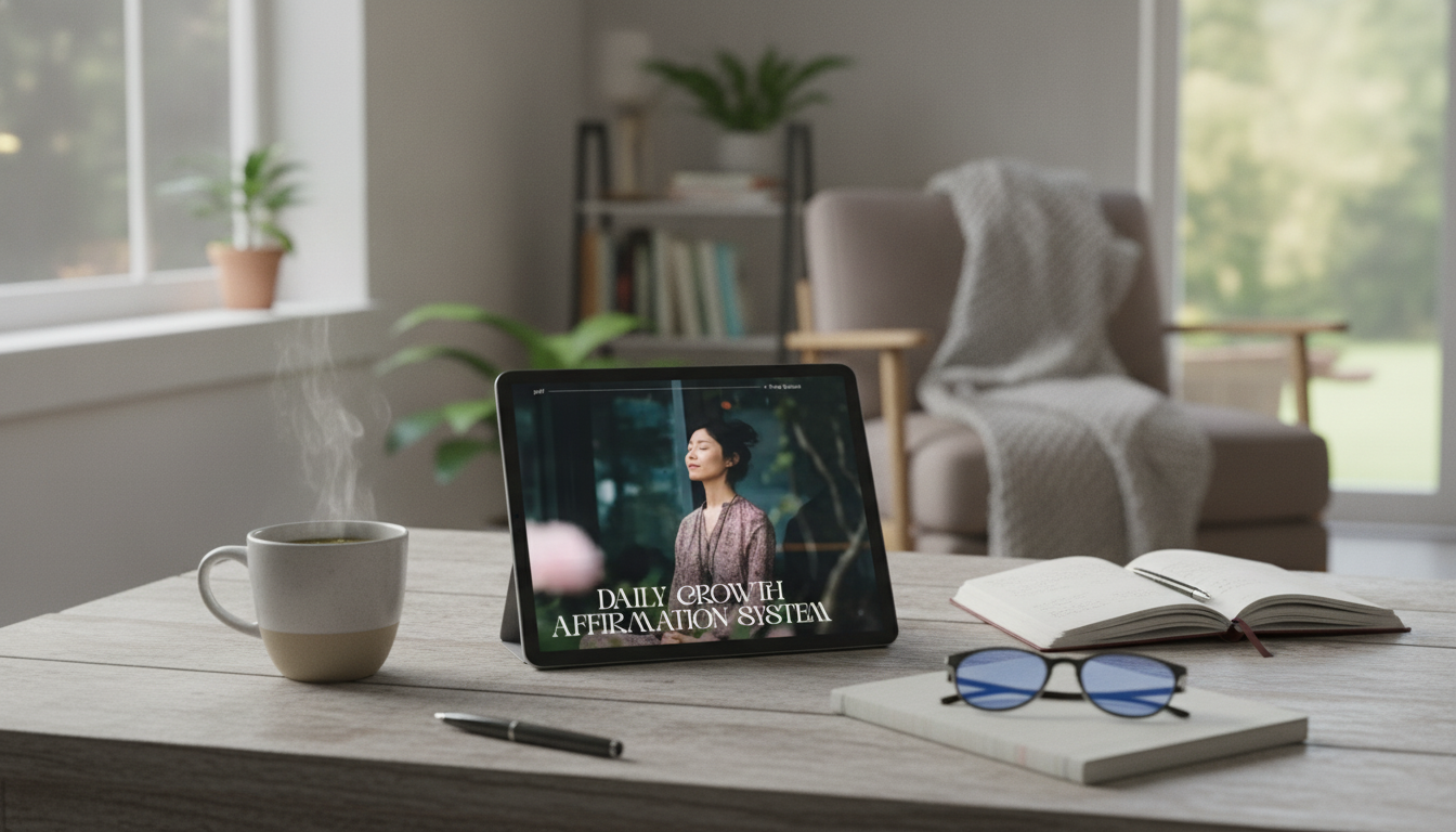 10-Min Daily Affirmation Checklist for Growth & Focus