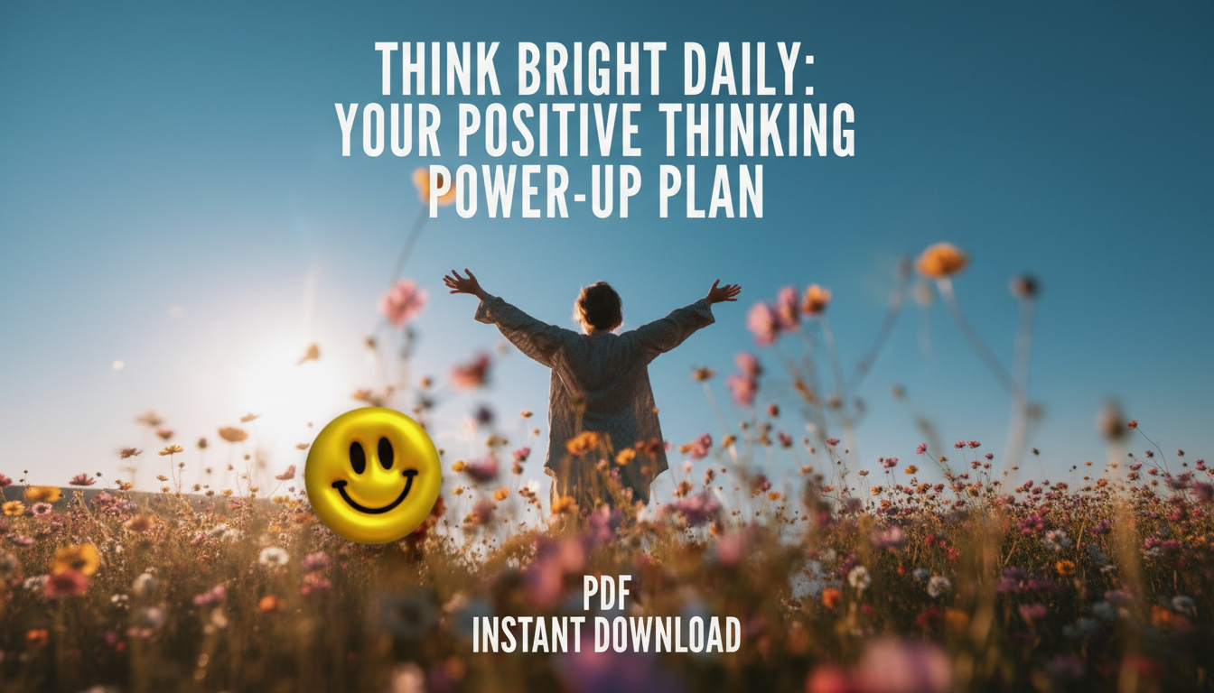 Think Bright Daily: Printable 5-Minute Mindset Checklist